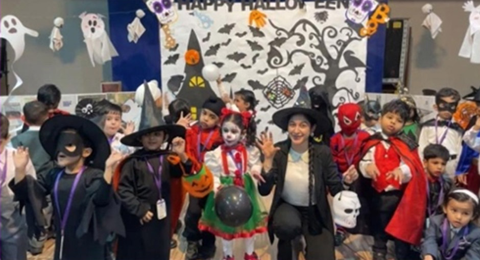 St. Mark's Meera Bagh - Our students from Pre-Primary to Std. V celebrated Halloween : Click to Enlarge
