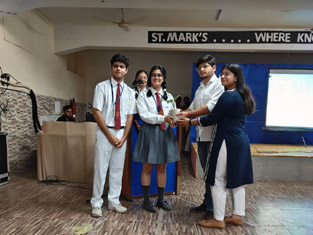 St. Mark's Meera Bagh - Sociology Department presented a play, Masan: Unravelling the Dark Reality of Forced Prostitution, a poignant metaphor for life endured by the trafficked : Click to Enlarge