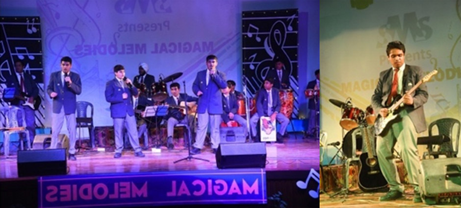 St Marks Sr Sec Public School Meera Bagh embarked upon a journey of melody and rhythm with the musical event Magical Melodies : Click to Enlarge