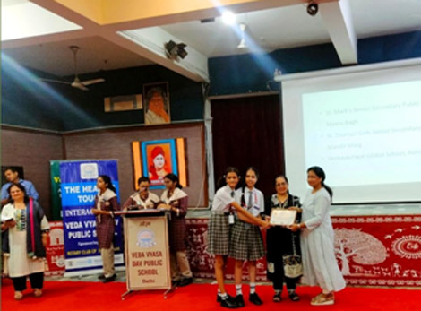 St. Mark's Meera Bagh - We at SMS successfully participated in the Mega Plastic Collection Drive from 15 April to 15 May 2023 : Click to Enlarge