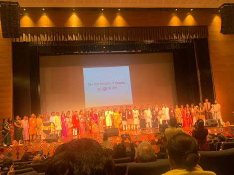 St Marks Sr Sec Public School Meera Bagh - Ms. S.Malik and Ms. A.Jain attended the 25th anniversary celebration of Goonj: Celebrating Goonjs Legacy of Social Change : Click to Enlarge