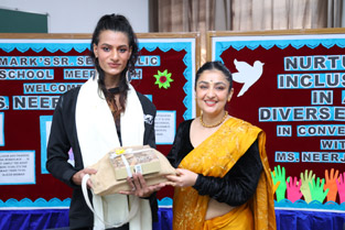 St Marks Sr Sec Public School Meera Bagh - School organized a captivating talk show, Nurturing Inclusivity in a Diverse World : Click to Enlarge
