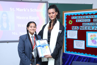 St Marks Sr Sec Public School Meera Bagh - School organized a captivating talk show, Nurturing Inclusivity in a Diverse World : Click to Enlarge