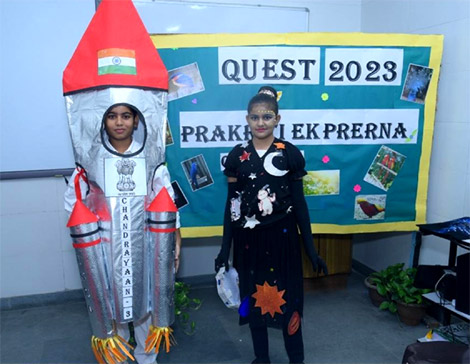 St. Mark's Sr. School, Meera Bagh : Prakriti ek Prerna for Class VI at Quest 2023 - Click to Enlarge