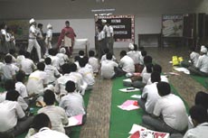 St. Mark's School, Meera Bagh - Art Based Anti - Bullying Workshop : Click to Enlarge