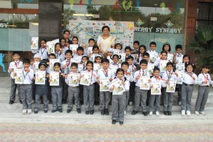 St. Mark's School, Meera Bagh - 4th workshop of the Reading Challenge Programme : Click to Enlarge