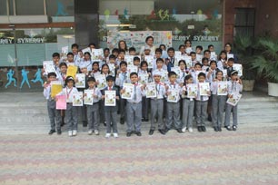 St. Mark's School, Meera Bagh - 4th workshop of the Reading Challenge Programme : Click to Enlarge