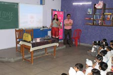 St. Mark's School, Meera Bagh - Workshop on Dental Hygiene : Click to Enlarge