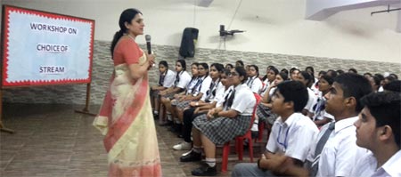St. Mark's School, Meera Bagh - Workshop on Choice of Stream : Click to Enlarge