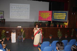 St. Mark's School, Meera Bagh - Orientation Programme for Class IX : Click to Enlarge