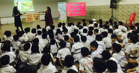 St. Mark's School, Meera Bagh - Workshop by Sahyog Care : Click to Enlarge