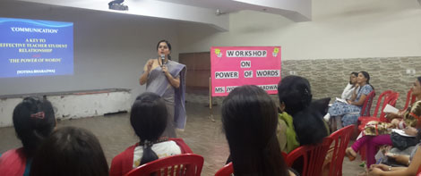 St. Mark's School, Meera Bagh - Workshop on Communication and Power of Words : Click to Enlarge