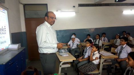 St. Mark's School, Meera Bagh - Workshop on Developing Positive Mental Attitude : Click to Enlarge