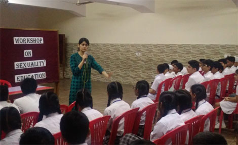 St. Mark's School, Meera Bagh - Workshop on Sexuality Education : Science Stream : Click to Enlarge