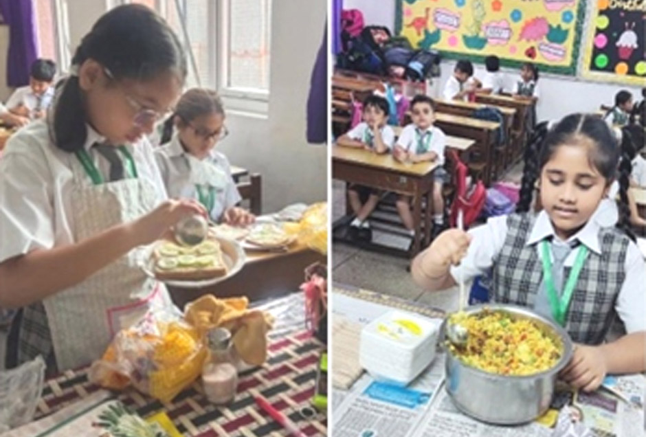 St. Mark's School, Meera Bagh - Club Meet on Bon Appetit Club : Click to Enlarge