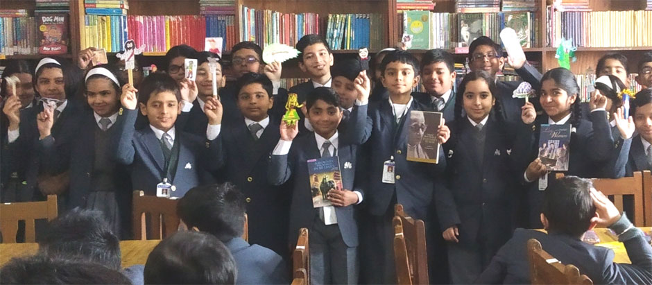 St. Mark's School, Meera Bagh - Book Worm Club Meet : Classes II to V : Click to Enlarge