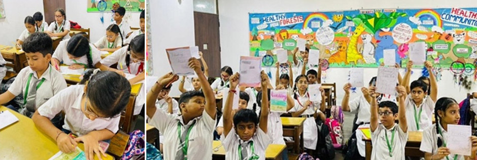 St. Mark's School, Meera Bagh - Club Meet on Bookworm Club : Click to Enlarge