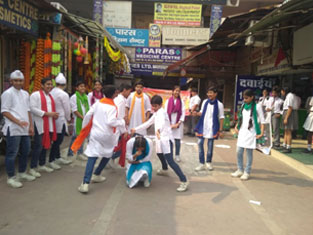 St. Mark’s School, Meera Bagh - Anti Cracker Rally : Click to Enlarge