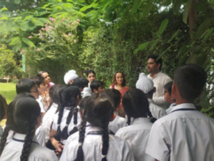 St. Mark’s School, Meera Bagh - Eco Club : Kitchen Garden Activity : Click to Enlarge