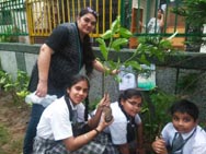 St. Mark’s School, Meera Bagh - Eco Club : Tree Plantation Drive : Click to Enlarge