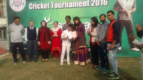 St. Mark's Meera Bagh - Sumermal Jain Interschool U-12 Cricket Tournament 2016 : Click to Enlarge