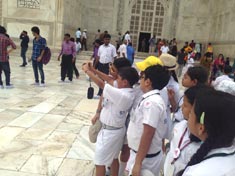 St. Marks Sr. Sec. Public School, Meera Bagh arranged for primary students to have an excursion to Agra for two days : Click to Enlarge