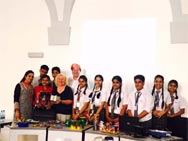 St. Mark's School, Meera Bagh - Our delegation at the event - 10 Years of iEARN Austria held at St. Poelten : Click to Enlarge