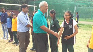 St. Mark's School, Meera Bagh - Zonal Volleyball Tournament held at our school : Click to Enlarge