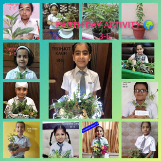 St. Mark's School, Meera Bagh - Our students celebrate Earth Day and Heritage Day with zeal and vigour : Click to Enlarge