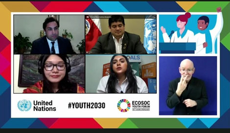 St. Mark's School, Meera Bagh - Seven of our students are invited to participate in the Economic and Social Council (ECOSOC) Youth Forum : Click to Enlarge