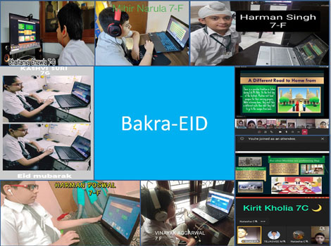 St. Mark's School, Meera Bagh - Eid-al-Adha celebrated with joy : Click to Enlarge