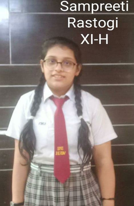 St. Mark's School, Meera Bagh - Khushleen Kaur (11-H) and Sampreeti Rastogi (11-H) bag the Second Position in Innov8, at the inter-school competition Technophilia 2.0 : Click to Enlarge