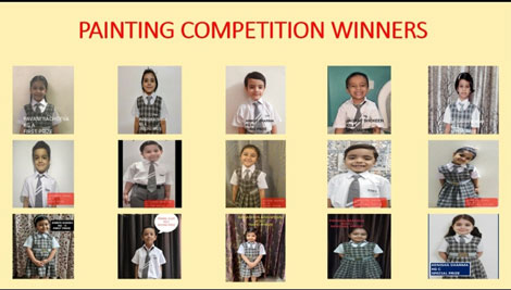St. Mark's School, Meera Bagh - Students of Grades KG to 5 participate in an Art Competition : Click to Enlarge