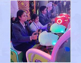 St. Marks Sr. Sec. Public School, Janakpuri - Students from Classes VI to VIII had an excursion at 'SMAAASH' Rajouri Garden, to enjoy a plethora of fun activities : Click to Enlarge