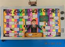 SMS, Girls School - Book Week - Remarkable efforts made by the students of all houses : Click to Enlarge