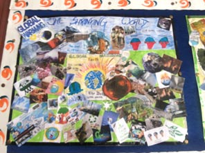 St. Mark's Girls School - Display boards on Earth Day : Click to Enlarge