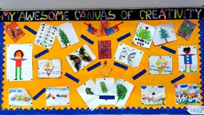 St. Mark's Girls School - Display board as on March 2016 - Amazing work of our junior school students : Click to Enlarge