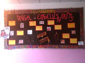 St. Mark's Girls School - Display board as on November 2016 : Click to Enlarge