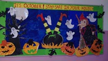 St. Mark's Girls School - Display board as on September 2017 : Click to Enlarge