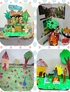 St. Mark's Girls School, Meera Bagh - Dussehra Celebrations by Class IV : Click to Enlarge