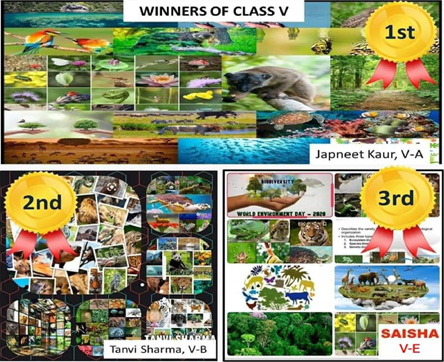 St. Mark's Girls School - World Environment Day Celebrations : Painting Competition for Classes IV to V : Click to Enlarge
