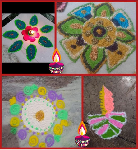 St. Mark's World School, Meera Bagh - Diwali Activity by Class 4 : Click to Enlarge