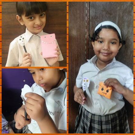 St. Mark's Girls School, Meera Bagh - Halloween Activity by Class 3 : Click to Enlarge
