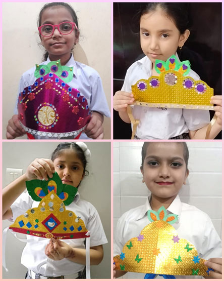 St. Mark's Girls School, Meera Bagh - Janmashtami Activity by Class 3 : Click to Enlarge