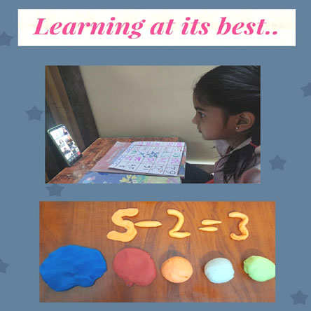 St. Mark's World School, Meera Bagh - National Mathematics Day Celebrations by Class 1 : Click to Enlarge