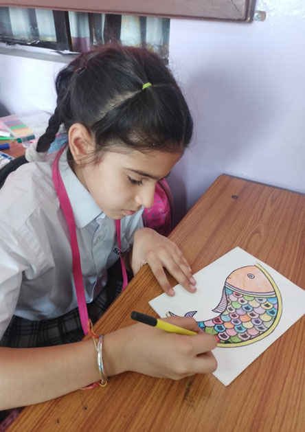 St. Mark's World School, Meera Bagh - World Art Day : Click to Enlarge