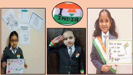 St. Mark's World School, Meera Bagh - Republic Day Celebrations by Class 2 : Click to Enlarge