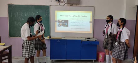 St. Mark's World School, Meera Bagh - International Tea Day : Click to Enlarge