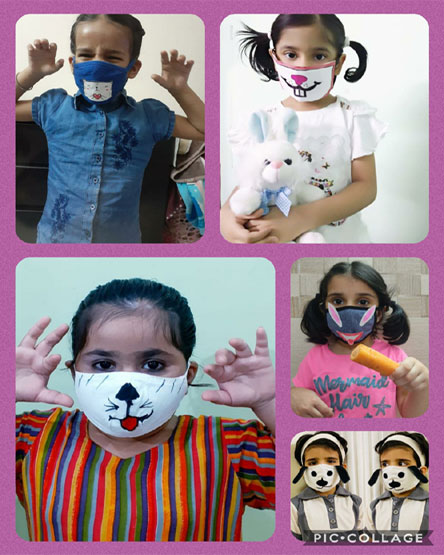 SMS Girls School, Meera Bagh - World Animal Day for Class Sapling A : Click to Enlarge
