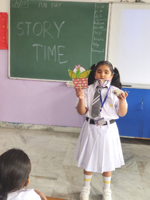 SMS Girls School, Meera Bagh - An activity by students of Class 2 : Click to Enlarge
